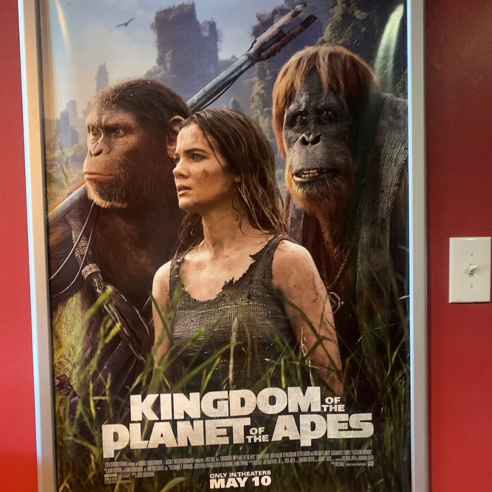 Kingdom of the Planet of the Apes Movie theater poster